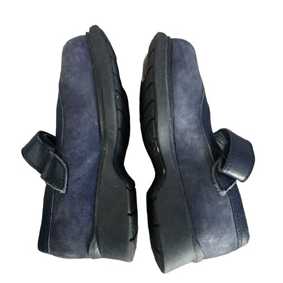 Made In Portugal Mary Jane Suede Leather Shoes Toddler Girls Size 8 US - Picture 7 of 13
